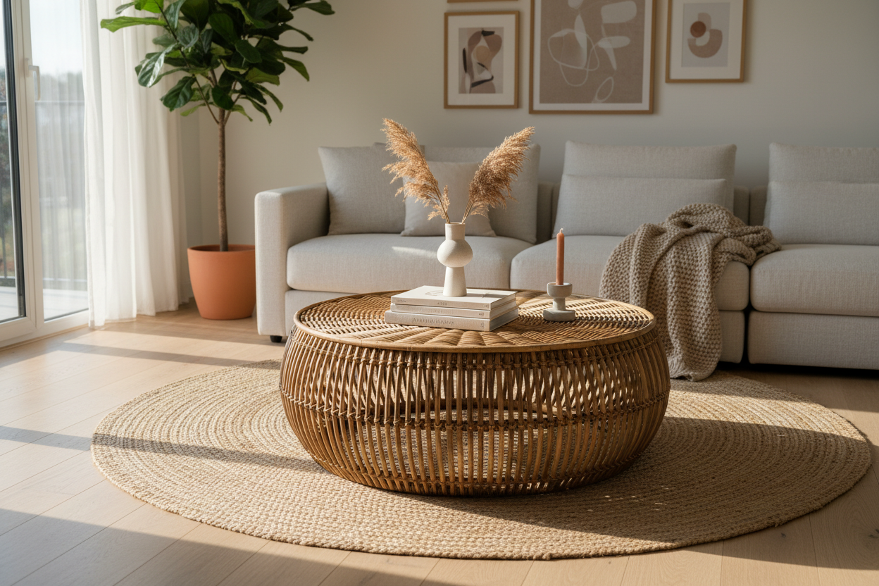 Nasza kolekcja stolików kawowych z wikliny