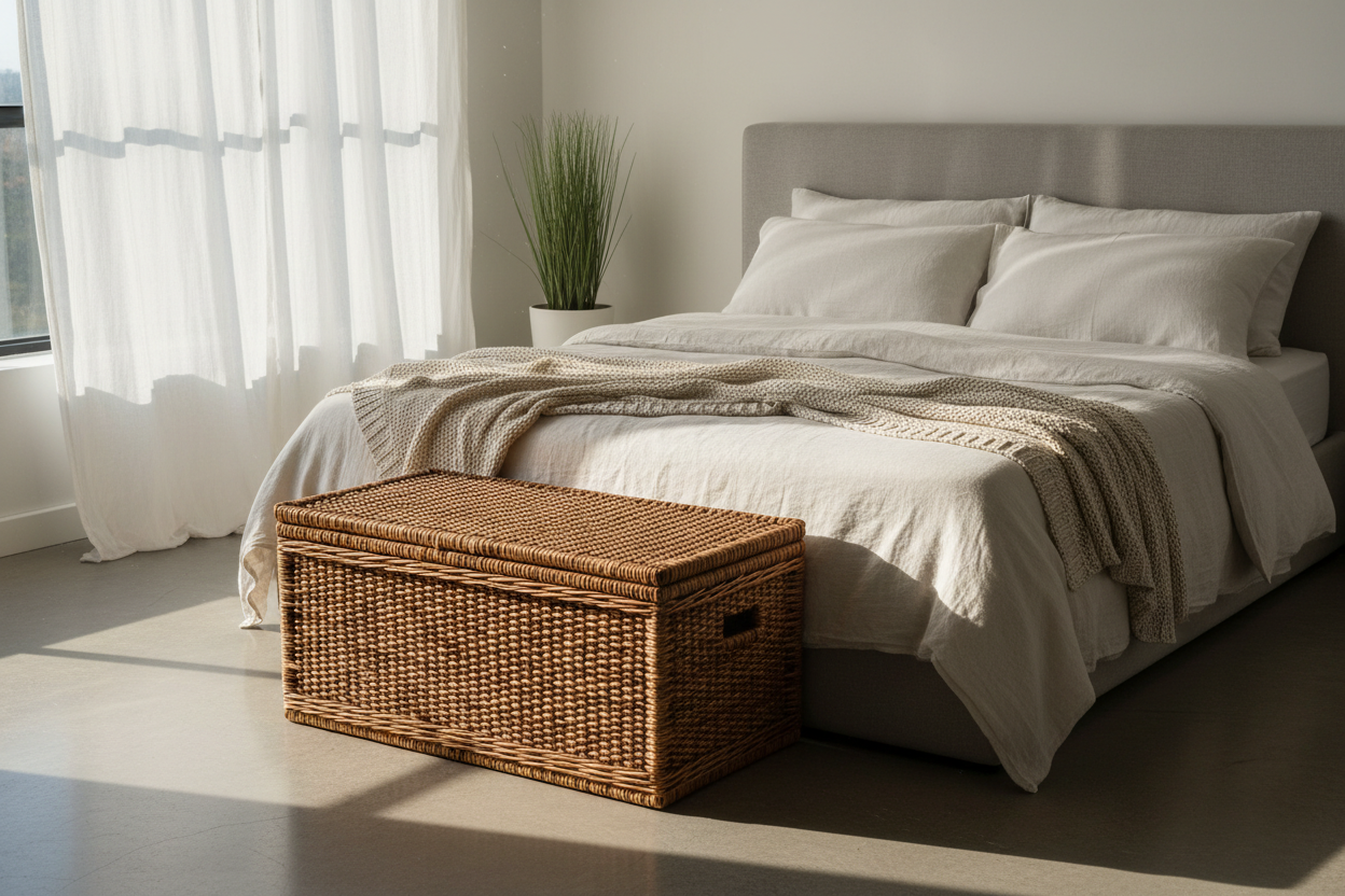 Nasza kolekcja skrzyń z wikliny