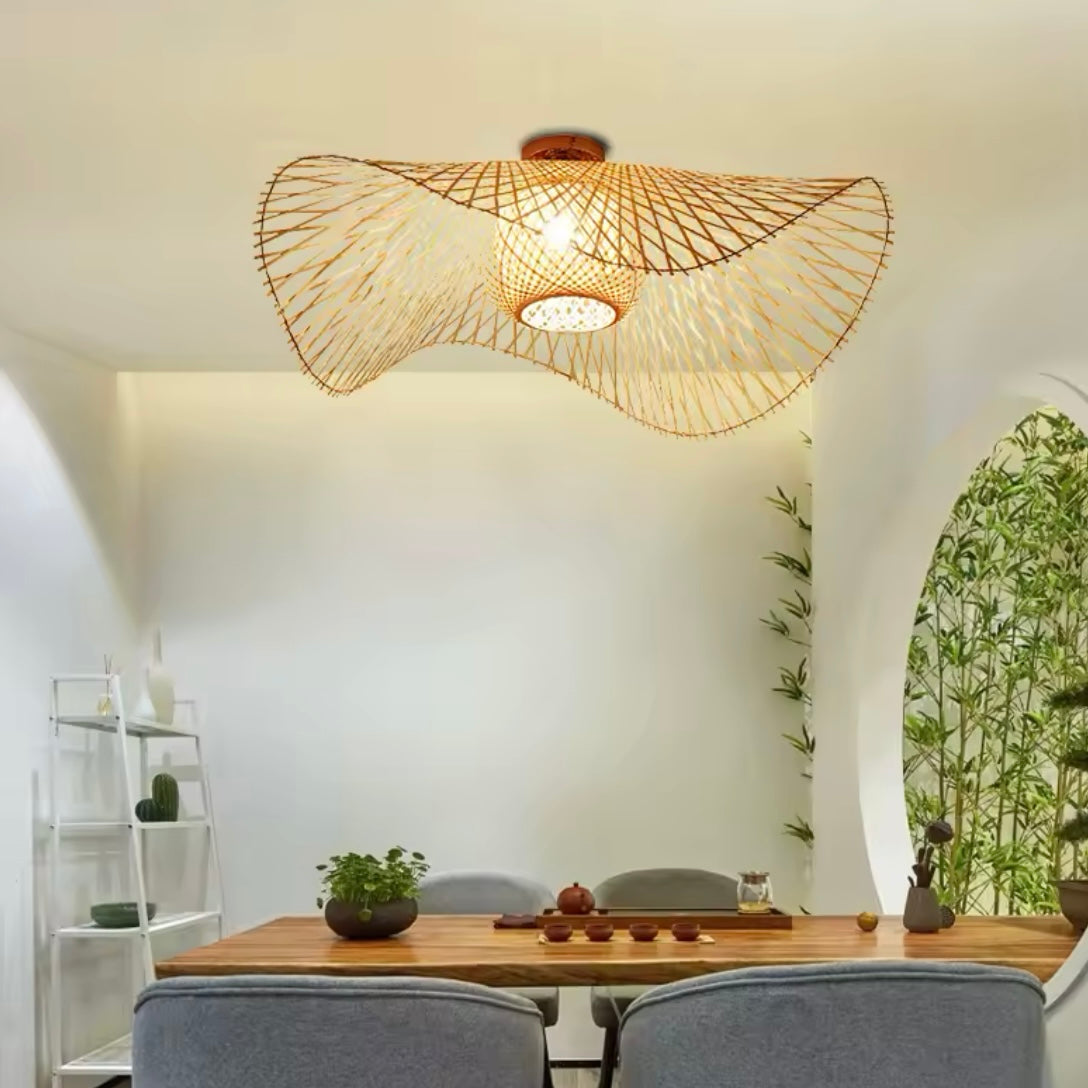 Plafon wiklinowy do salonu