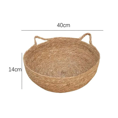 Kosz wiklinowy dla kota – legowisko