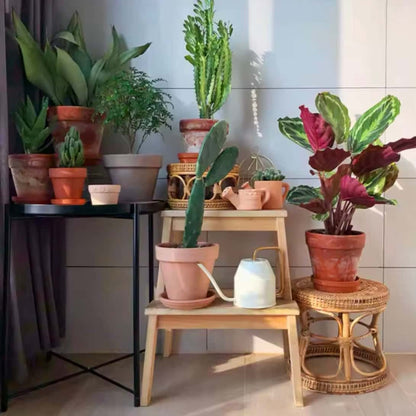 Okrągły stolik kawowy wiklinowy