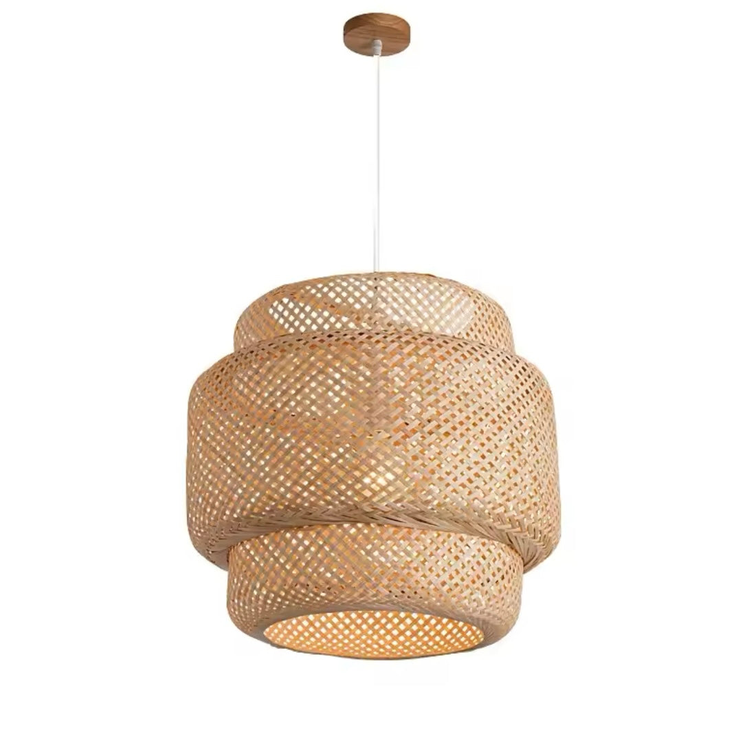 Lampa wisząca wiklinowa