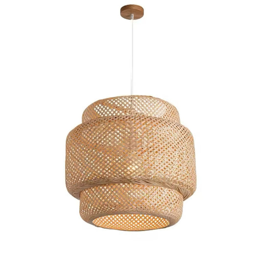 Lampa wisząca wiklinowa