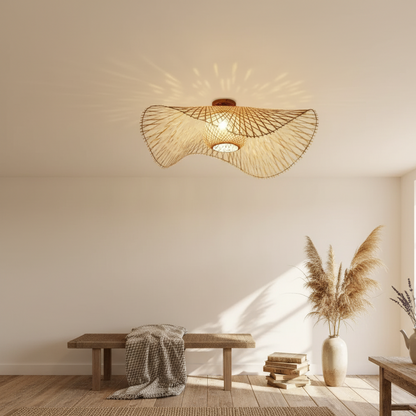 Plafon wiklinowy do salonu