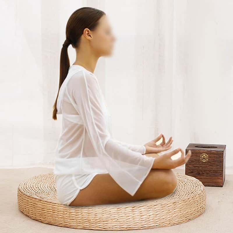 Puf wiklinowy medytacyjny