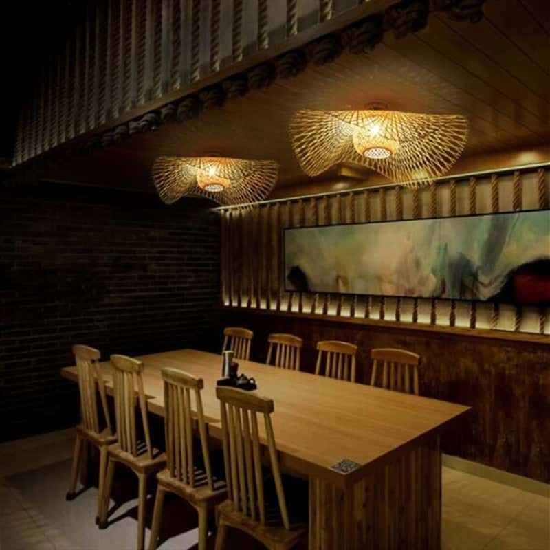 Plafon wiklinowy do salonu