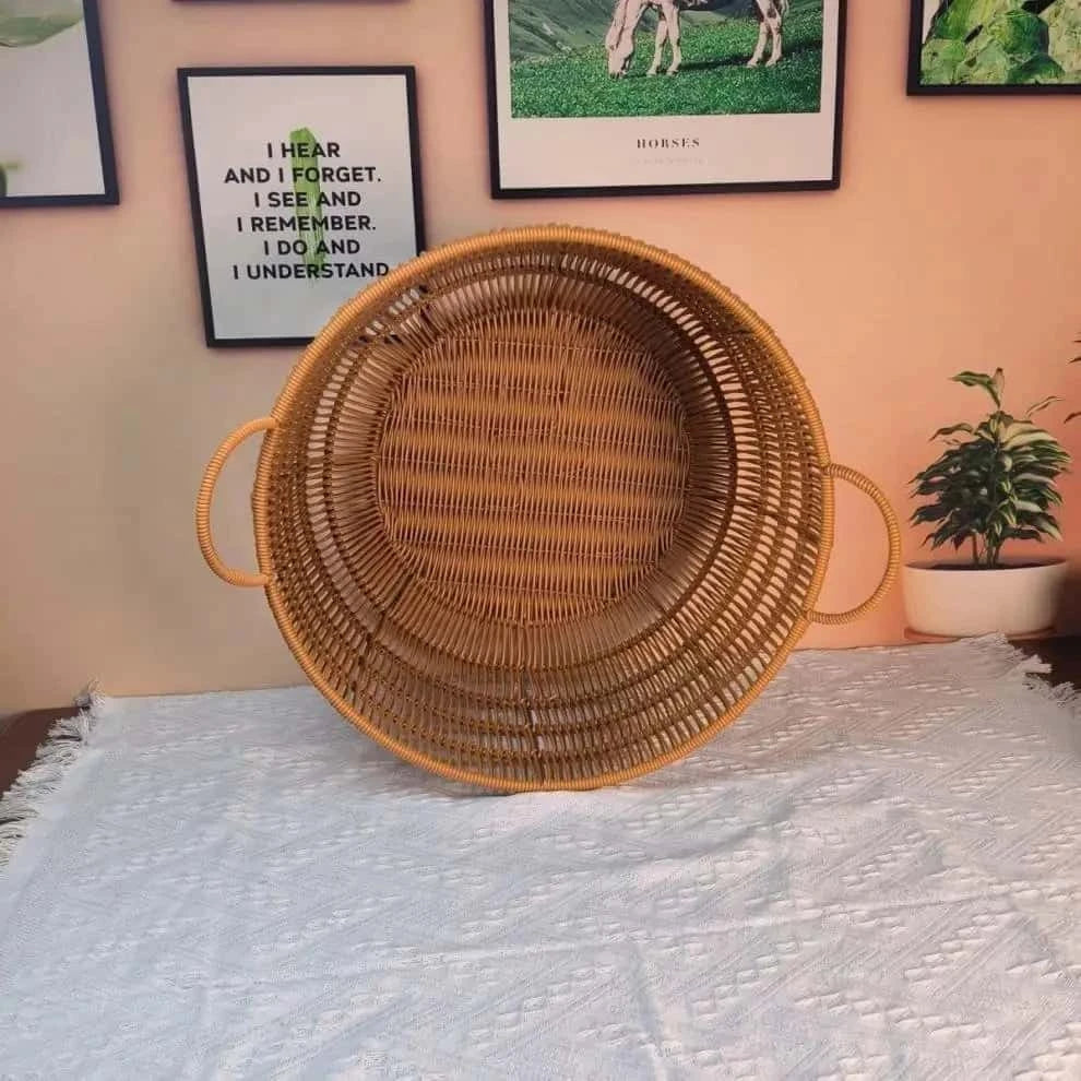 Kosz wiklinowy na pranie – kolekcja Wiosna