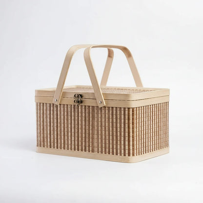 Kosz piknikowy wiklinowy