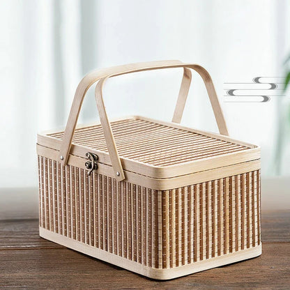 Kosz piknikowy wiklinowy