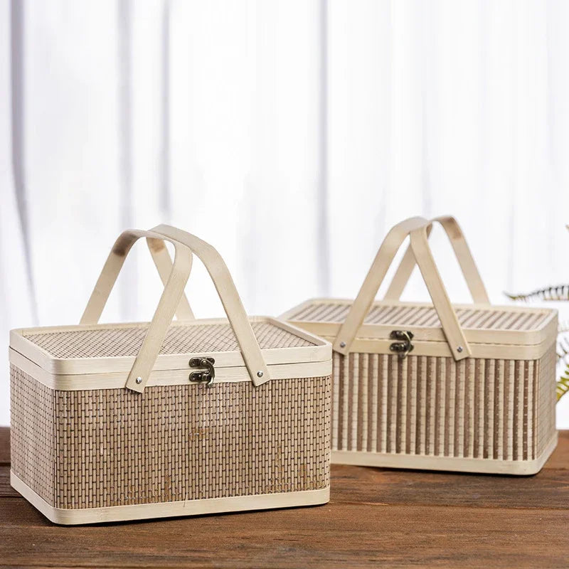 Kosz piknikowy wiklinowy