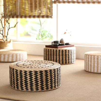 Puf wiklinowy w stylu japońskim