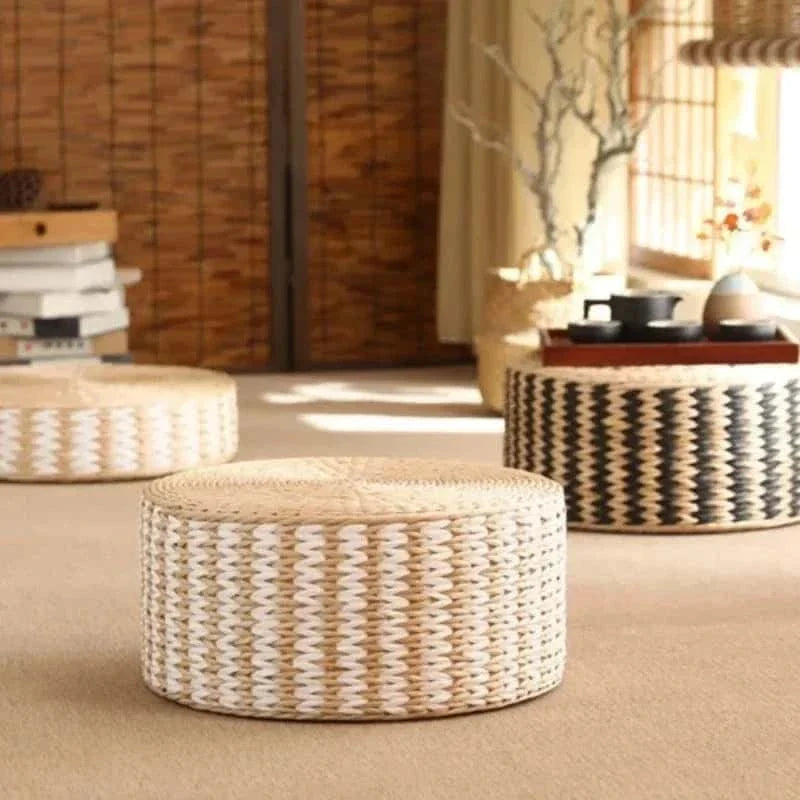 Puf wiklinowy w stylu japońskim