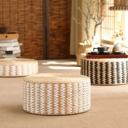 Puf wiklinowy w stylu japońskim