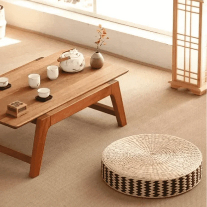 Puf wiklinowy w stylu japońskim