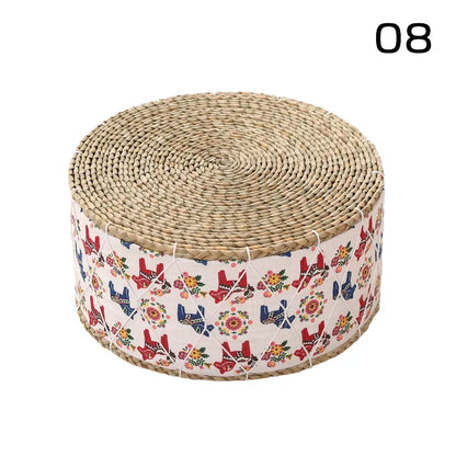 Puf wiklinowy z wzorem – różne wersje