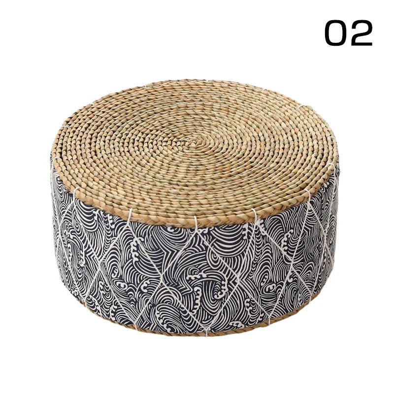 Puf wiklinowy z wzorem – różne wersje