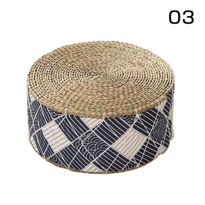 Puf wiklinowy z wzorem – różne wersje