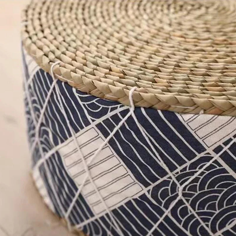 Puf wiklinowy z wzorem – różne wersje
