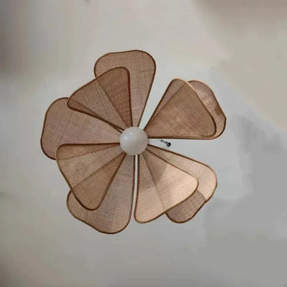 Pleciona lampa wisząca wiklinowa