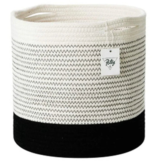 Osłonka wiklinowa na donicę – kaktus