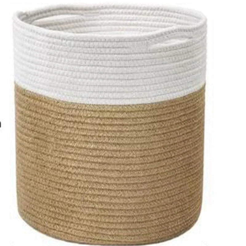 Osłonka wiklinowa na donicę – kaktus