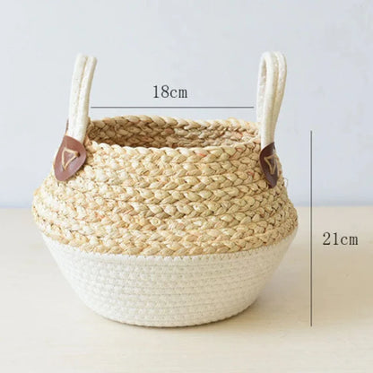 Osłonka wiklinowa na donicę