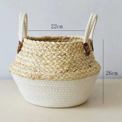 Osłonka wiklinowa na donicę