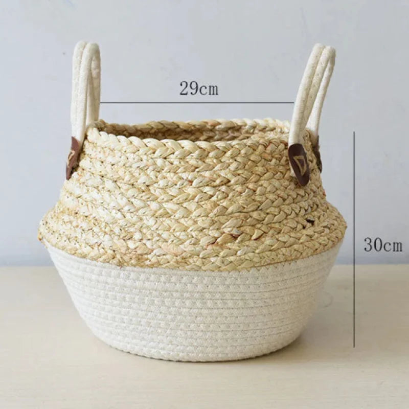 Osłonka wiklinowa na donicę