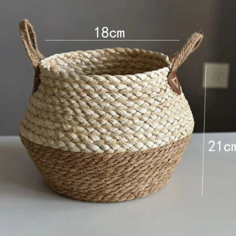 Osłonka wiklinowa na donicę