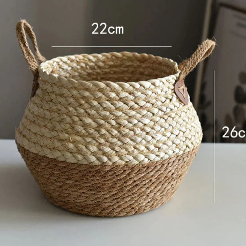 Osłonka wiklinowa na donicę