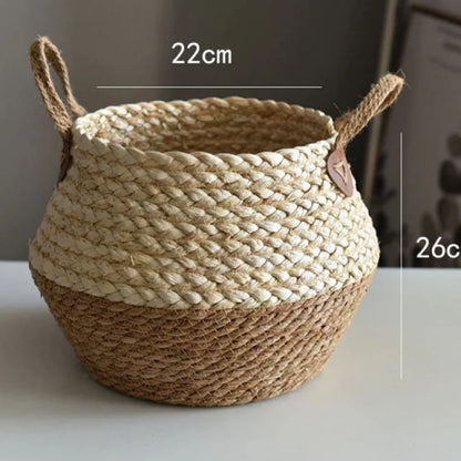 Osłonka wiklinowa na donicę