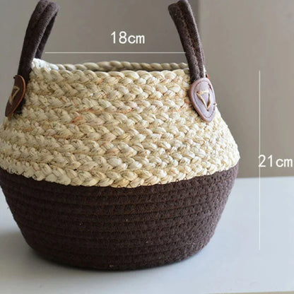 Osłonka wiklinowa na donicę