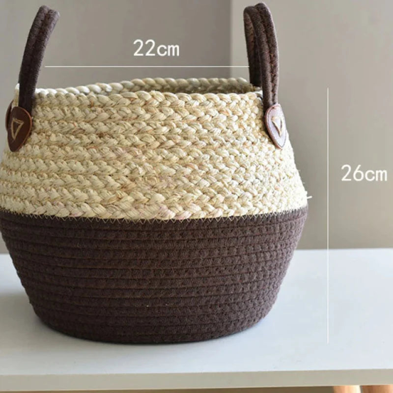 Osłonka wiklinowa na donicę