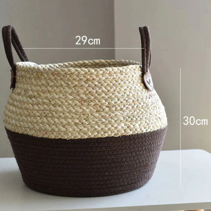 Osłonka wiklinowa na donicę