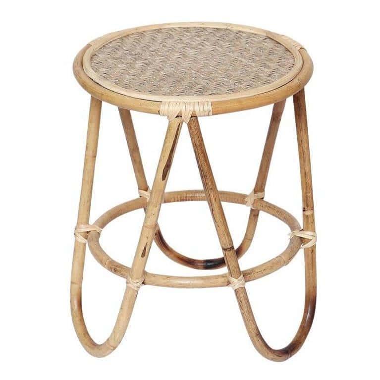 Pleciony stolik kawowy wiklinowy – Essentiels Wikliny